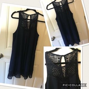 I.N. navy dress (Dillard’s)